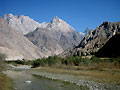 Pamir Mountains in Tajikistan