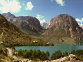 Iskander-Kul lake. Tajikistan photos